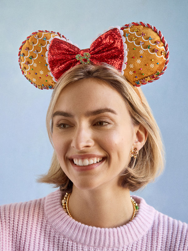 Disney Minnie Mouse Gingerbread Ears Headband - Disney Gingerbread Ears Headband