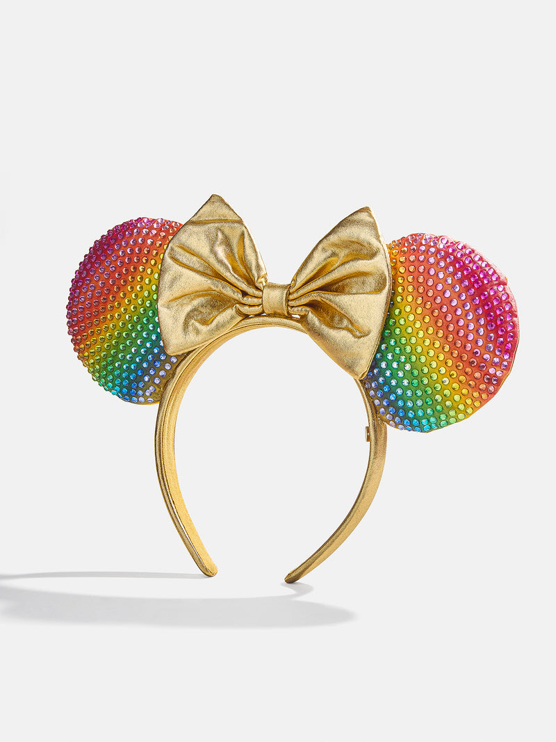 BaubleBar Minnie Mouse Disney Rainbow Ears Headband - Minnie Mouse Rainbow Ears - 
    Disney ears headband
  
