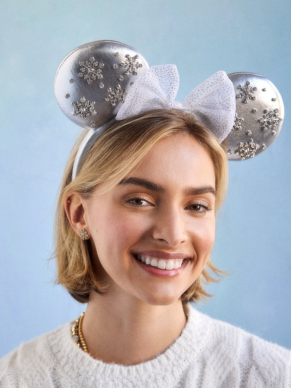 Disney Minnie Mouse Snowflake Ears Headband - Disney Snowflake Ears Headband