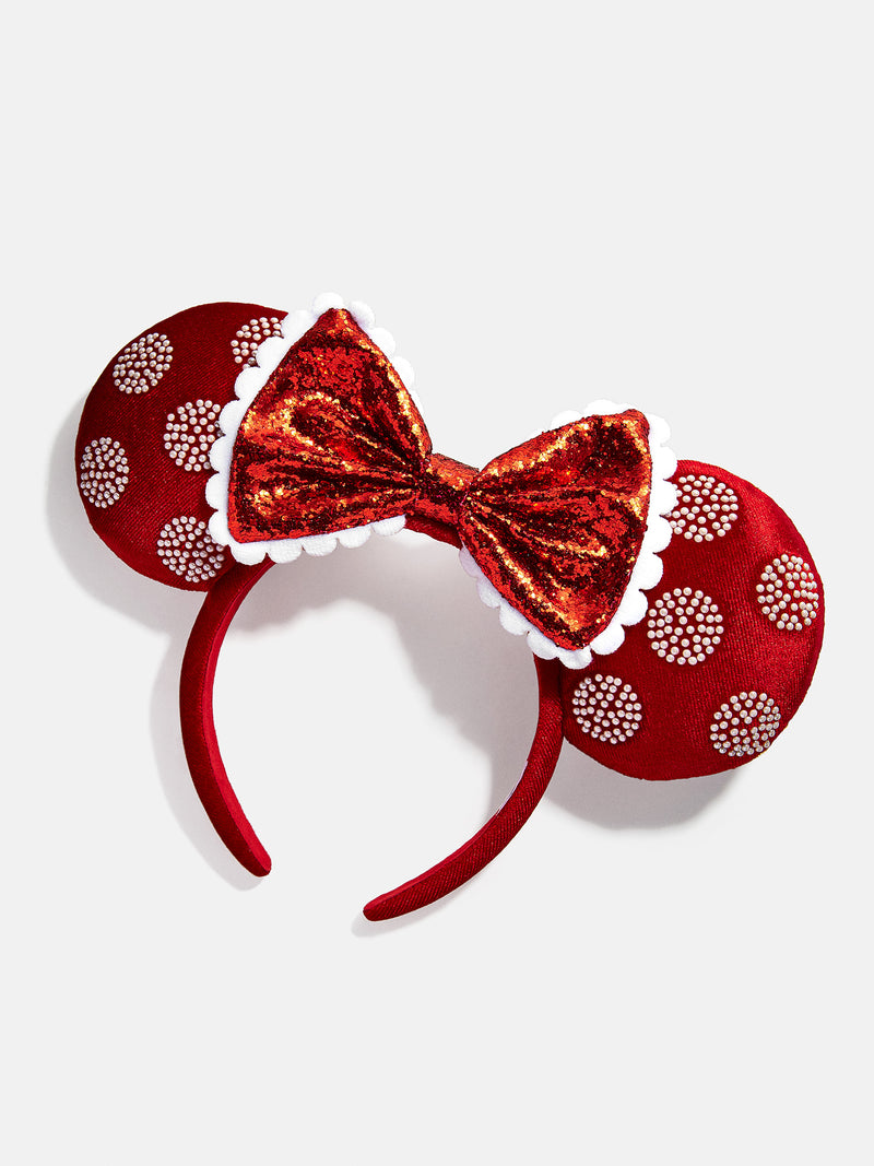 Disney Minnie Mouse Pearl Polka Dot Ears Headband - Minnie Mouse Pearl Polka Dot Ears