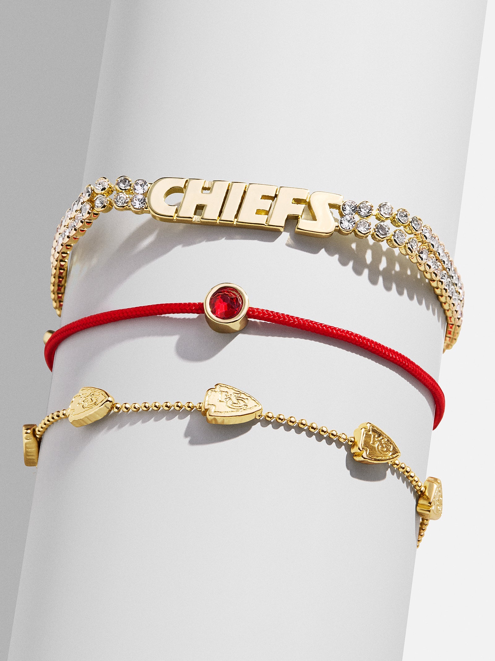 NFL Bracelet Set - Kansas City Chiefs