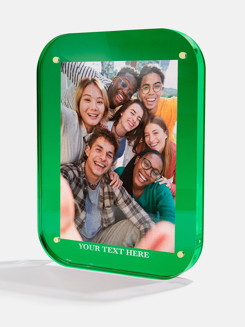 BaubleBar Green - 
    Complimentary picture printing and engraving
  
