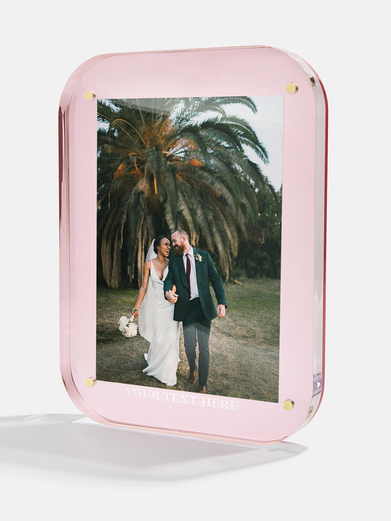 BaubleBar Light Pink - 
    Complimentary picture printing and engraving
  
