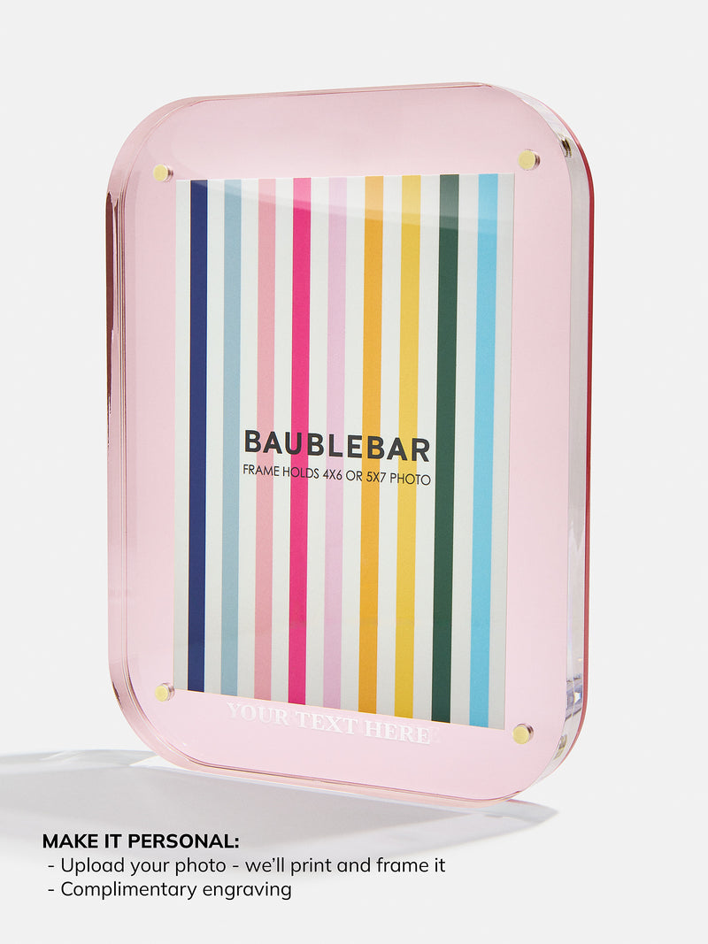 BaubleBar Light Pink - 
    Enjoy 20% Off Custom Gifts
  
