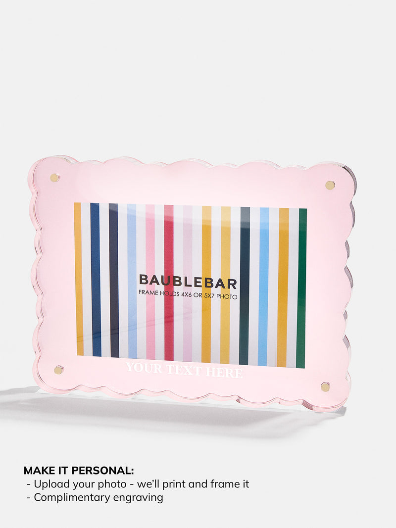 BaubleBar Light Pink - 
    Complimentary picture printing and engraving
  
