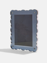 BaubleBar Picture Perfect Vertical Acrylic Frame - Scalloped Shape - 
    Complimentary picture printing and engraving
  
