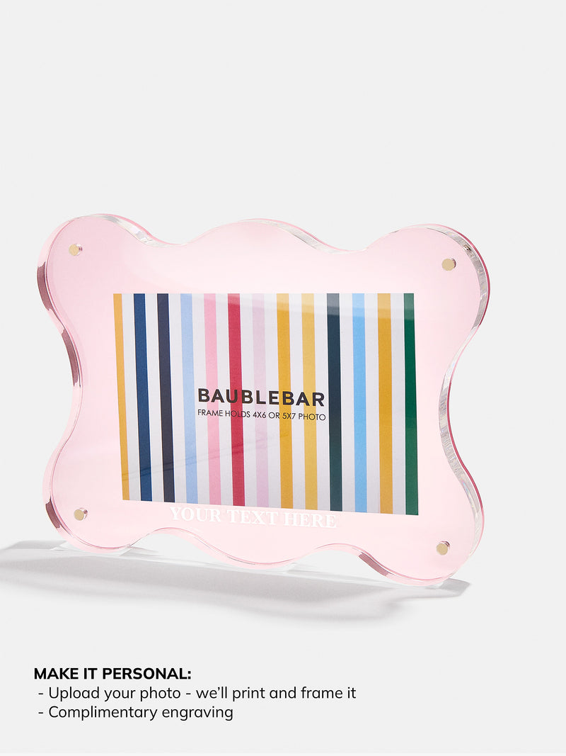 BaubleBar Light Pink - 
    Complimentary picture printing and engraving
  
