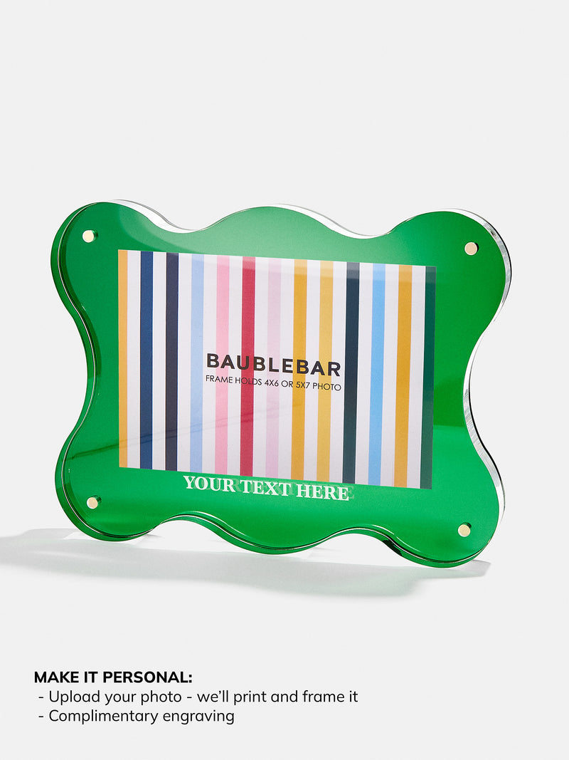 BaubleBar Green - 
    Complimentary picture printing and engraving
  
