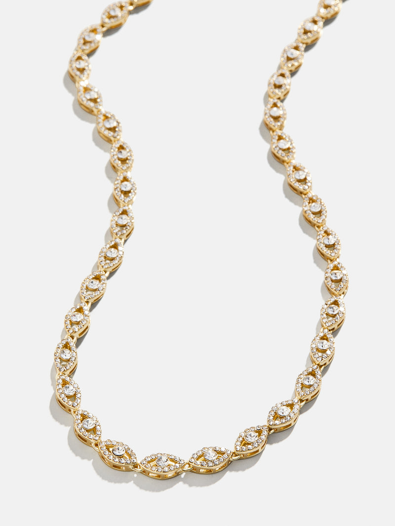 BaubleBar Evil Eye On Repeat Tennis Necklace - Clear/Gold - 
    Enjoy 20% Off Necklaces – For a Limited Time
  
