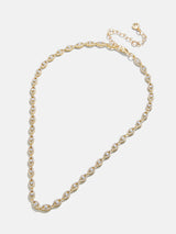 BaubleBar Evil Eye On Repeat Tennis Necklace - Clear/Gold - 
    Enjoy 20% Off Necklaces – For a Limited Time
  
