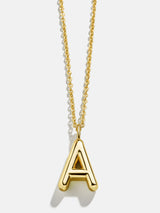 BaubleBar A - 
    Classic gold initial necklace
  
