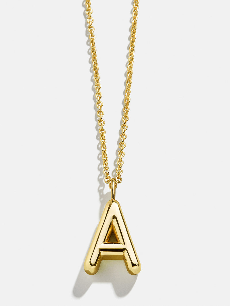 BaubleBar A - 
    Classic gold initial necklace
  
