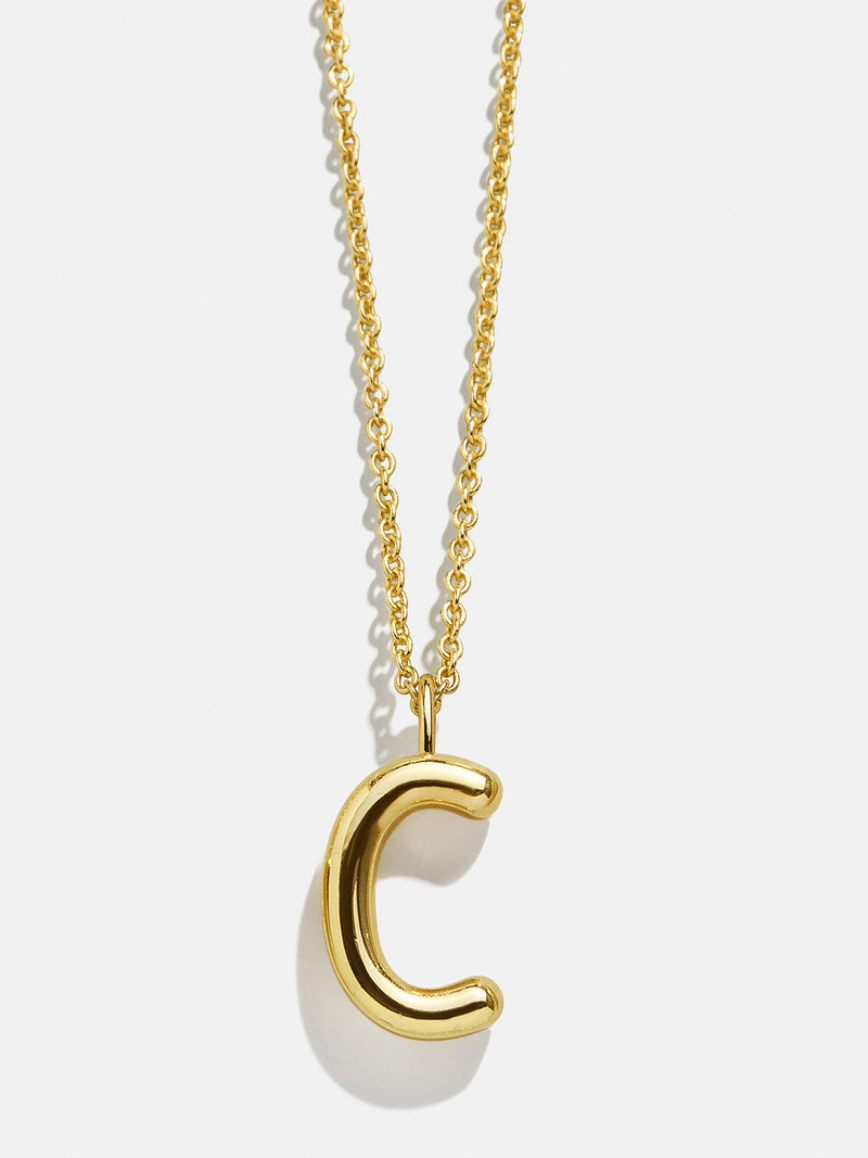 BaubleBar C - 
    Classic gold initial necklace
  
