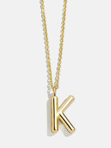 BaubleBar K - 
    Classic gold initial necklace
  
