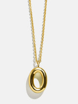 BaubleBar O - 
    Classic gold initial necklace
  
