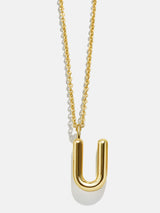 BaubleBar U - 
    Classic gold initial necklace
  
