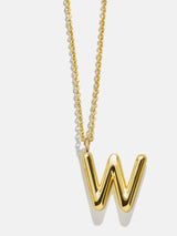 BaubleBar W - 
    Classic gold initial necklace
  
