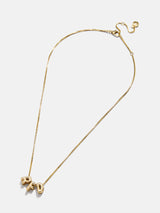 BaubleBar Mini Custom Bubble Letter Necklace  - Gold - 
    25% Off Custom Gifts: One Week Only
  
