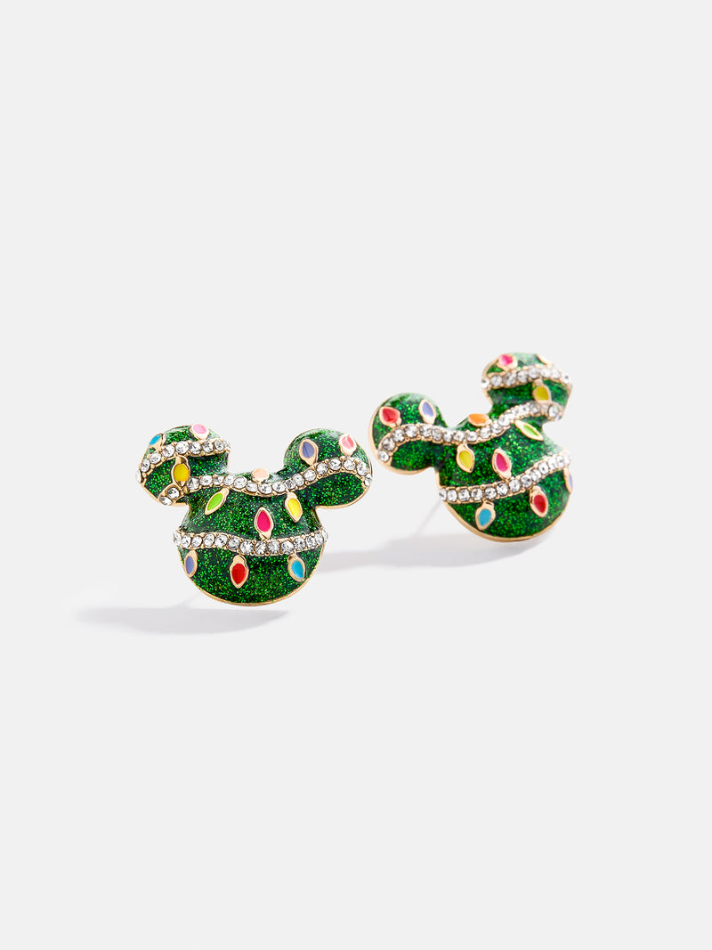 BaubleBar Disney Mickey Mouse Merry & Bright Earrings - Mickey Mouse Light Studs - 
    Disney holiday stud earrings
  
