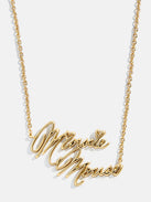 Disney Character Signature Necklace - Minnie Mouse