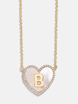 BaubleBar B - 
    Initial heart necklace
  
