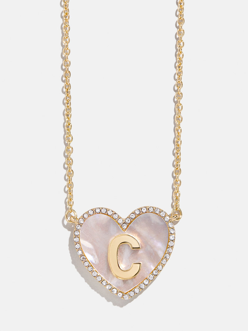 BaubleBar C - 
    Initial heart necklace
  
