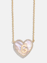 BaubleBar G - 
    Initial heart necklace
  
