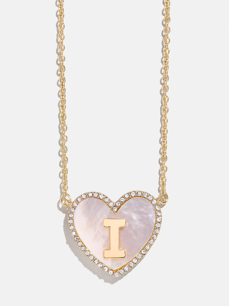 BaubleBar I - 
    Initial heart necklace
  
