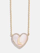 BaubleBar L - 
    Initial heart necklace
  
