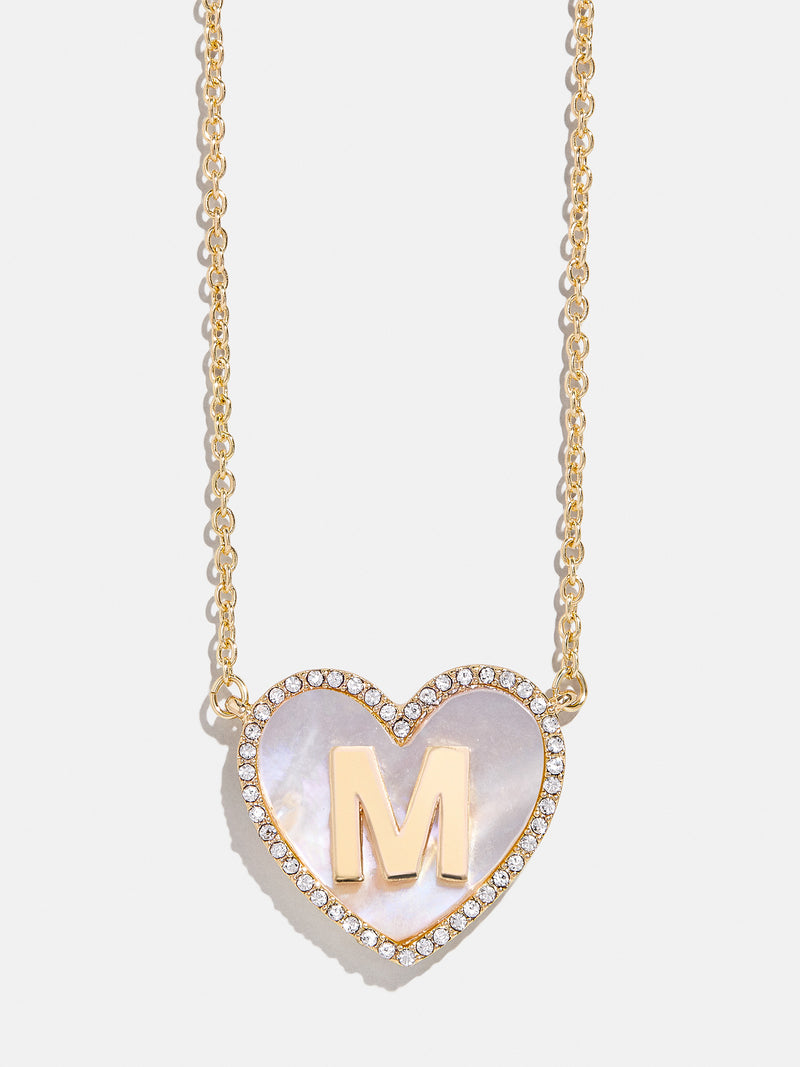 BaubleBar M - 
    Initial heart necklace
  
