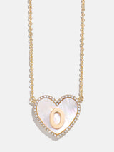 BaubleBar O - 
    Initial heart necklace
  
