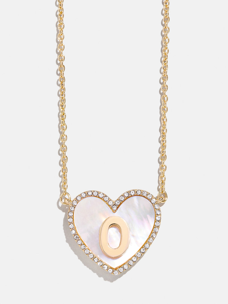 BaubleBar O - 
    Initial heart necklace
  
