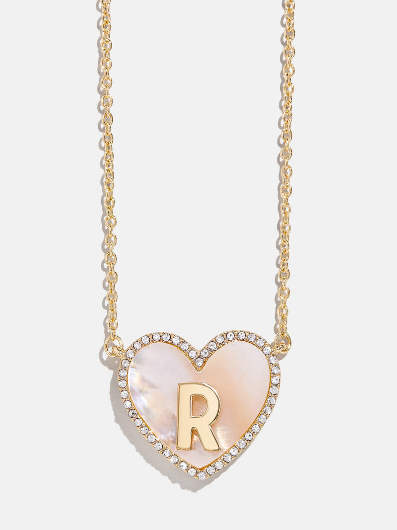 BaubleBar R - 
    Initial heart necklace
  
