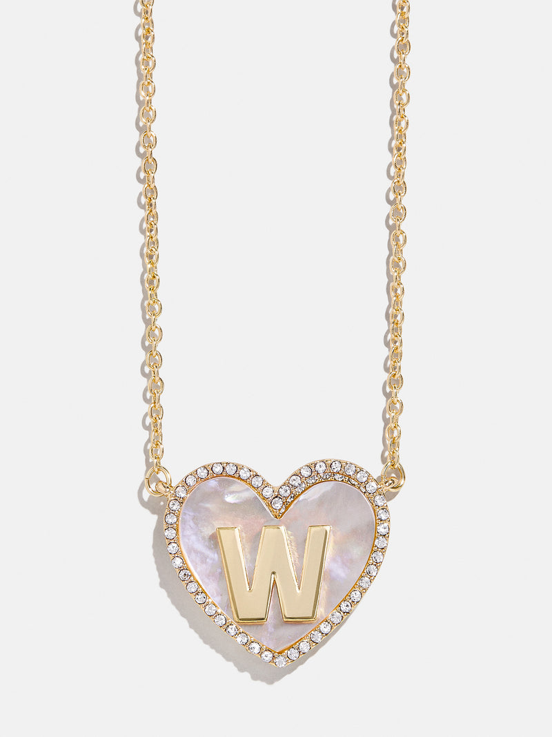 BaubleBar W - 
    Initial heart necklace
  
