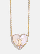 BaubleBar X - 
    Initial heart necklace
  
