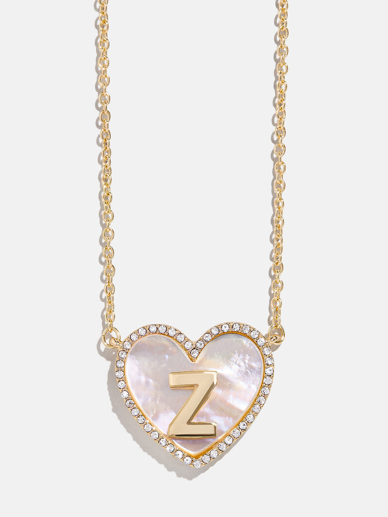 BaubleBar Z - 
    Initial heart necklace
  
