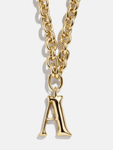 BaubleBar Variant:A - 
    Gold chunky initial necklace
  
