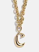 BaubleBar Variant:C - 
    Gold chunky initial necklace
  
