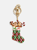 BaubleBar Disney Chip 'N Dale Stocking 2D Bag Charm - Chip 'N Dale Stocking Bag Charm - 
    Disney keychain
  
