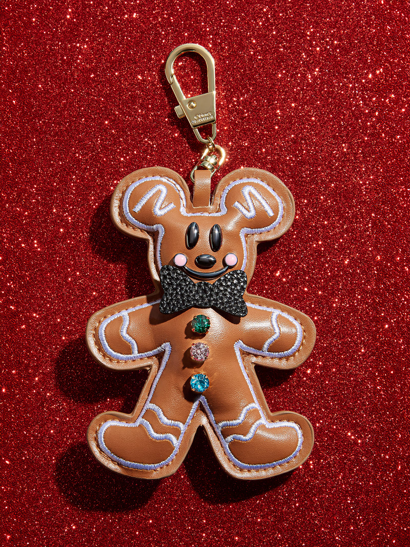 BaubleBar Disney Mickey Mouse Gingerbread Puff Bag Charm - Mickey Gingerbread Man Bag Charm - 
    Disney keychain
  
