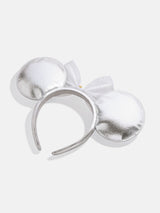 BaubleBar Disney Minnie Mouse Ears Silver Headband - Minnie Mouse Silver Ears - 
    Disney Ears Headband
  
