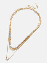 BaubleBar Kenna Layered Necklace - Clear/Gold - 
    Enjoy 20% Off Necklaces – For a Limited Time
  
