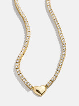 BaubleBar Heart Tennis Necklace - Heart - 
    Heart tennis necklace
  
