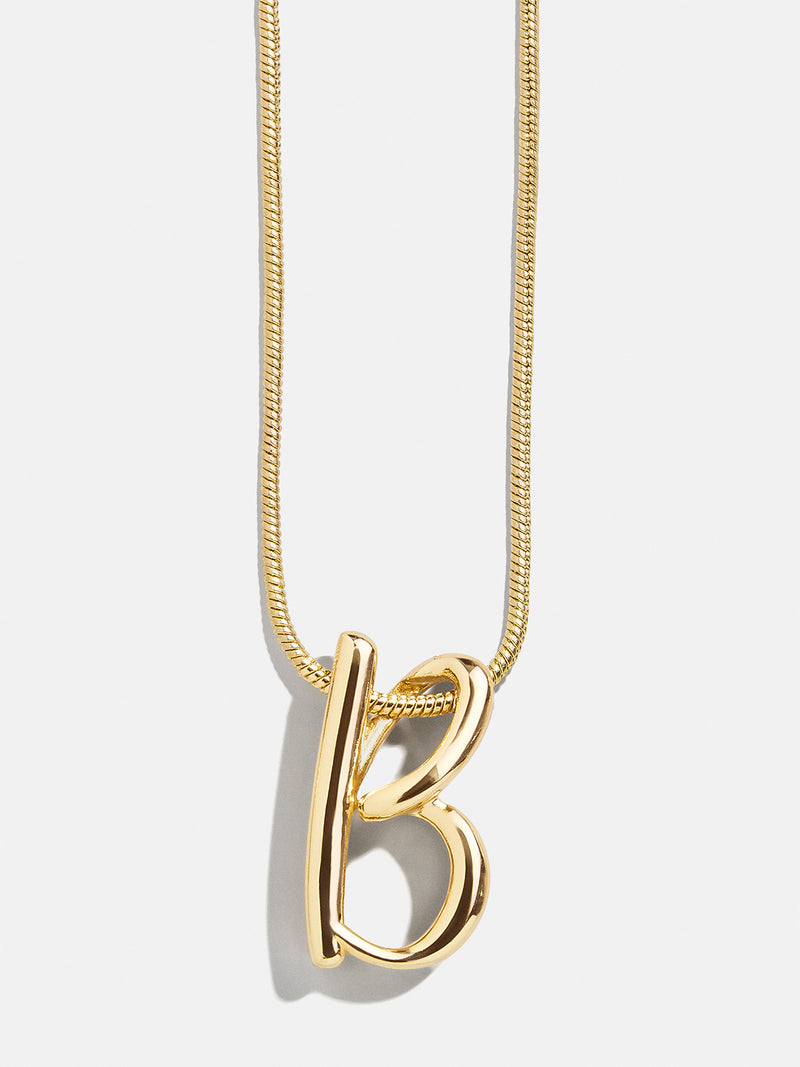 BaubleBar B - 
    Script initial necklace
  
