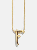 BaubleBar F - 
    Script initial necklace
  
