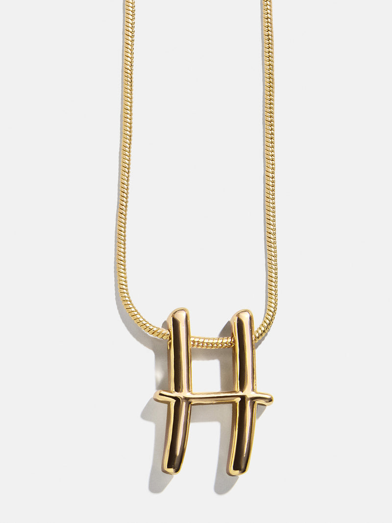 BaubleBar H - 
    Script initial necklace
  
