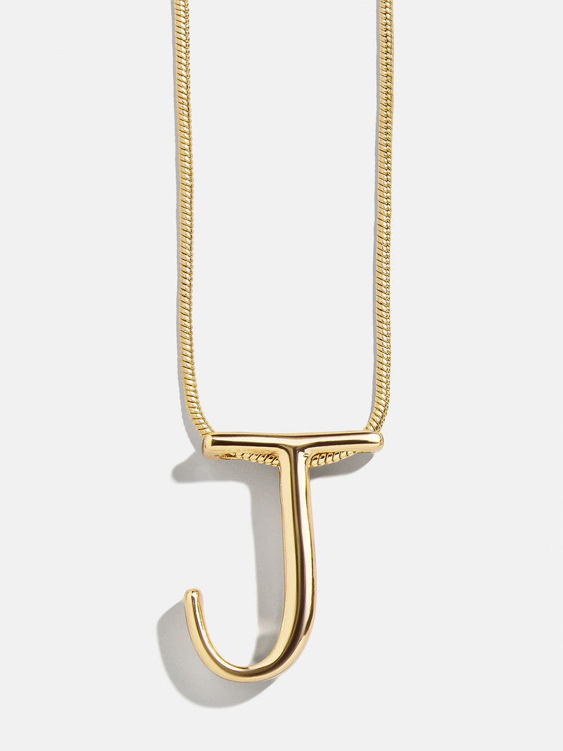 BaubleBar J - 
    Script initial necklace
  
