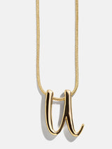 BaubleBar U - 
    Script initial necklace
  
