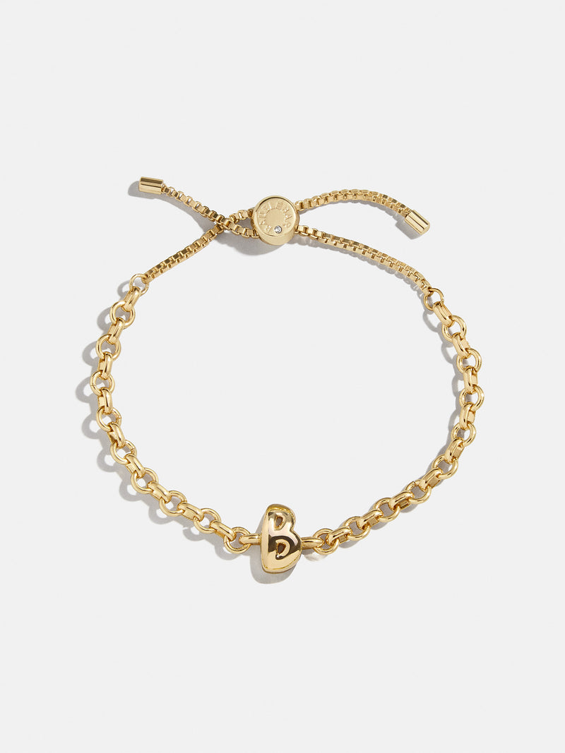 BaubleBar B - 
    Gold chunky initial bracelet
  
