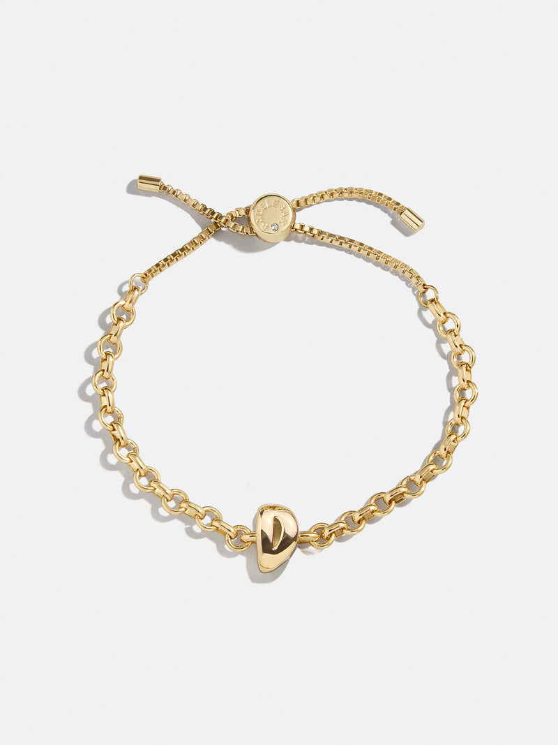 BaubleBar D - 
    Gold chunky initial bracelet
  
